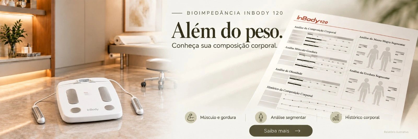 Imagem ilustrativa de uma avaliação de composição corporal.
